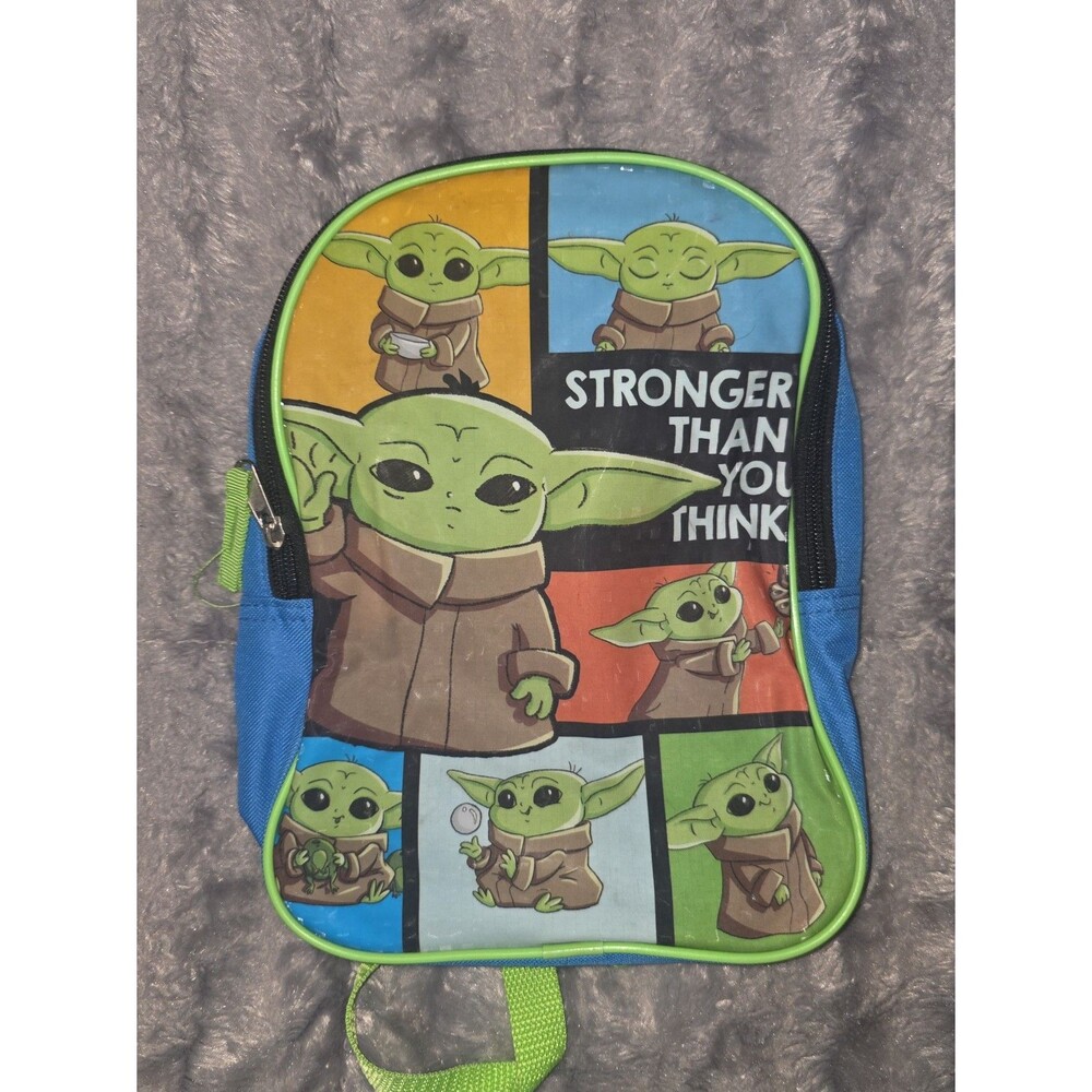 Like new baby Yoda grogu the child mini backpack bookbag purse bag tote!